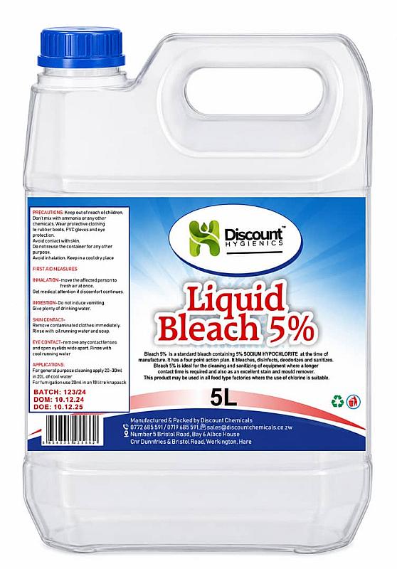 Liquid Bleach 5%